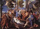 Nicolas Poussin Canvas Paintings - Apollo and the Muses